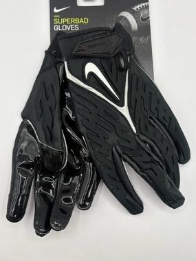 Nike Superbad 6.0 Men’s Size 2XL Padded Football Gloves Black New NFL FN0279-091